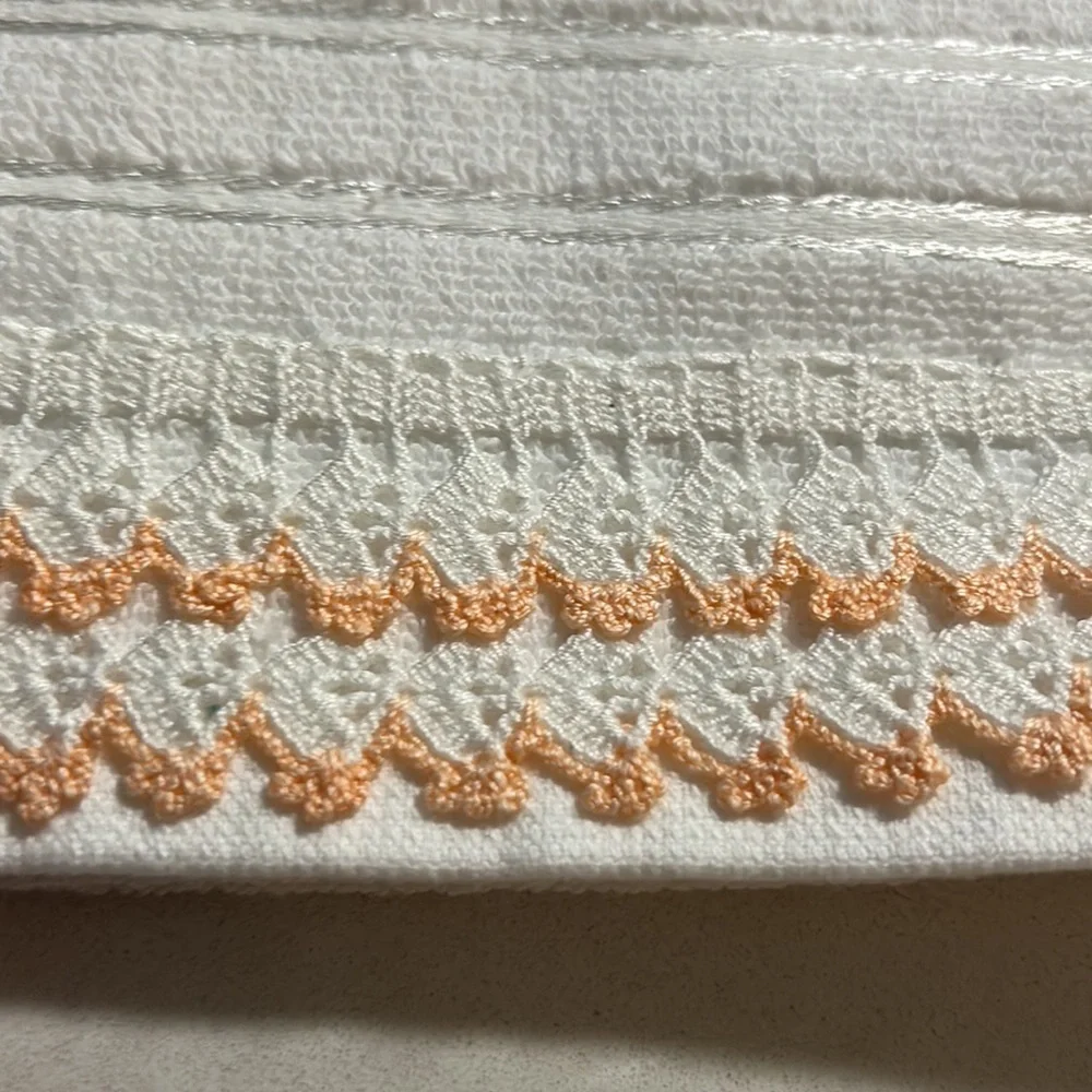Turkish Embroidered Cotton Hand Crochet Towel